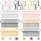 360 Pcs Keychain Bulk Key Chain Making Kit Including 90 Keychain Rings with Chain and Open Jump Rings Connectors 180 Small Screw Eye Pins Hooks for Crafts DIY Jewelry Making(25 mm,Mixed Color)